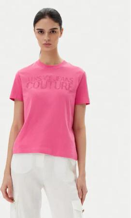 Versace Jeans Couture T-Shirt 78HAHS04 Rosa Regular Fit