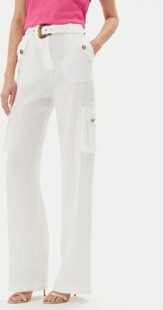Versace Jeans Couture Stoffhose 78HAA109 Weiß Wide Leg