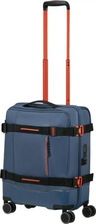 American Tourister Handgepäckkoffer Urban Track Spinner S coated 55cm navy/orange