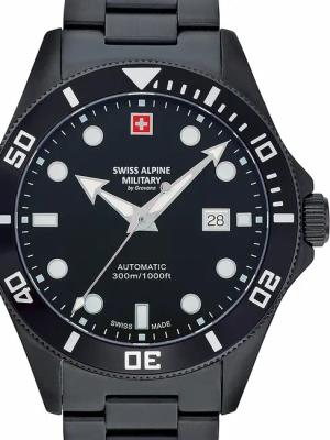 Swiss Alpine Military 7095.2177 Diver Automatik Herrenuhr 44mm 30ATM