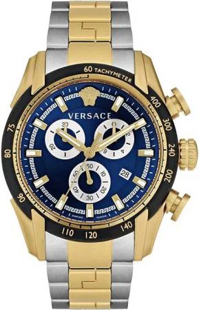 Versace VE2I01021 Herrenuhr V-Ray Chrono 44mm 5ATM