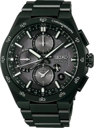 Seiko SSH155J1 Astron GPS Solar Herrenuhr Titan/Schwarz