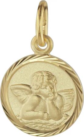 trendor 08618 Schutzengel Anhänger Gold 585