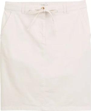 TOM TAILOR Damen Chino Rock mit Kordelzug, braun, Gemustert, Gr. 46