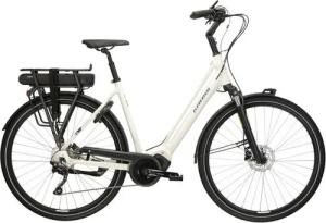 Kross E-Bike Cityrad E-Citybike Sentio Hybrid 3.0 28 Zoll weiß, 7 Gang Shimano DEORE T6000 Schaltwerk, Kettenschaltung, Mittelmotor, 418 Wh