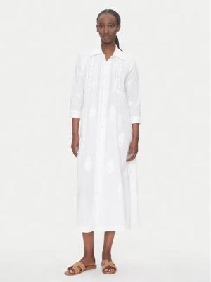 Selmark Sommerkleid BC196 Weiß Relaxed Fit
