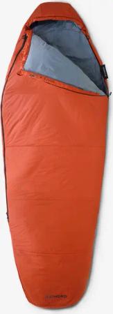 Mumienschlafsack koppelbar kompakt Trekking - MT500 10 °C Kunstfaser orange