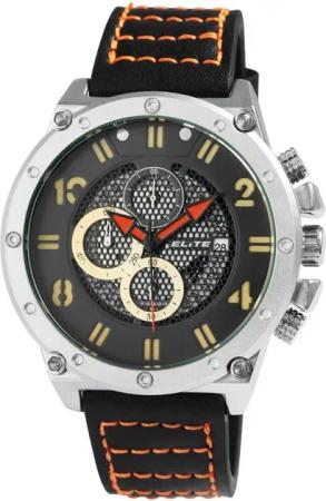 Elite Quarzuhr 2900219 ELITE Herrenchronograph mit Echtlederarmband