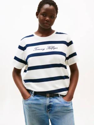 Tommy Hilfiger Curve T-Shirt "CRV SCRIPT REG C-NK SS T-SHIRT"