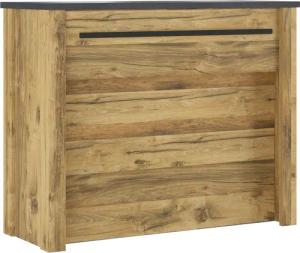 Home affaire Barschrank "York, moderne Küchentheke im Industrialdesign", mit Handtuchstange aus Metall, ausreichend Stauraum, 130 cm breit