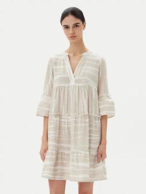 Vero Moda Sommerkleid Dicthe 10225127 Beige Loose Fit