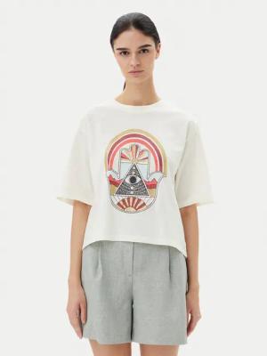 JDY T-Shirt Carla 15341561 Weiß Regular Fit