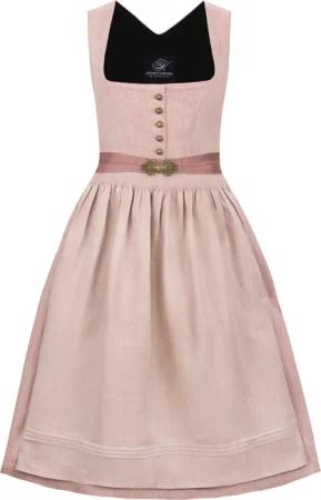 Dirndl Tilda (altrosa, Gr. 40) von Stockerpoint Heimatgwand Premium für Damen, 100% Leinen
