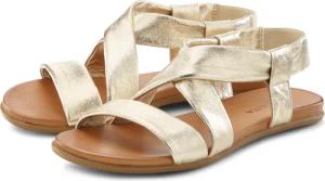 LASCANA Sandale Damen goldfarben Gr.44