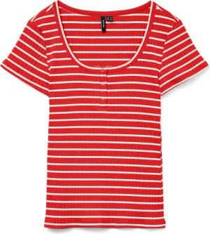 Vero Moda T-Shirt "VMSEA SS HENLEY TOP JRS"