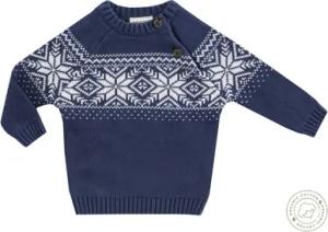 JACKY Strickpullover NORDIC BOY offwhite/blau