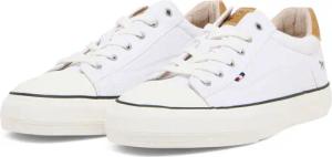 Mustang Damen Sneaker Schnürhalbschuh weiß