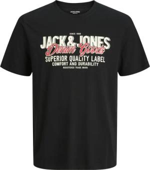 Jack & Jones Herren Rundhals T-Shirt JJELOGO TEE SS O-NECK 2 COL - Regular Fit