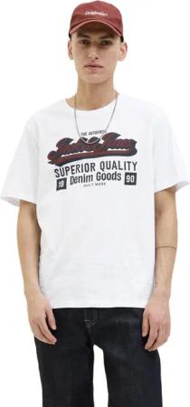 Jack & Jones Herren Rundhals T-Shirt JJELOGO TEE SS O-NECK 2 COL - Regular Fit