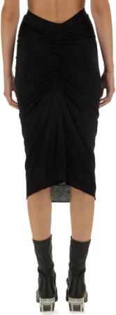 Rick Owens - Skirt With Drape - Größe 38 - schwarz