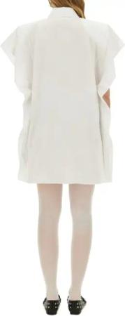 Stella McCartney - Poplin Dress - Größe 44 - weiß