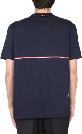 Thom Browne - T-Shirt Rwb - Größe 3 - blau