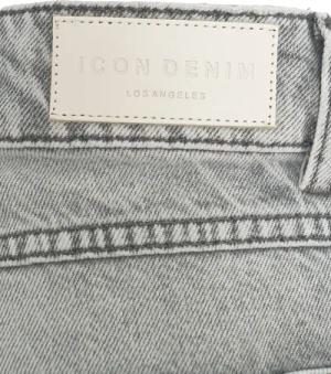 ICON DENIM - Denim bermuda shorts 'Lea' - Größe 26 - grau