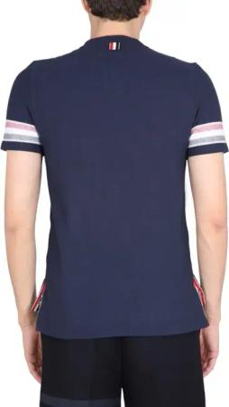 Thom Browne - Stripes T-Shirt - Größe 4 - blau