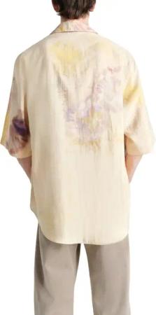 Lemaire - Summer Shirt Light Peach/mauve/ochre - Größe M - bunt