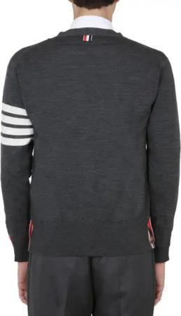 Thom Browne - 4-Bar Cardigan - Größe 3 - grau