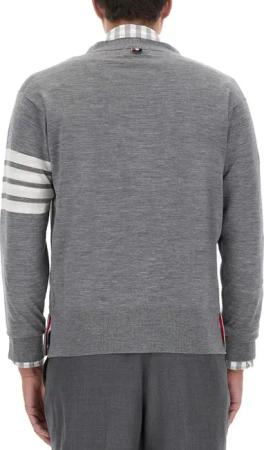 Thom Browne - 4-Bar Cardigan - Größe 5 - grau