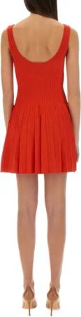 Staud - "Ellison" Short Dress - Größe XS - red