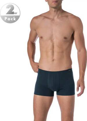 Schiesser Herren Trunks blau Baumwolle & Mix unifarben