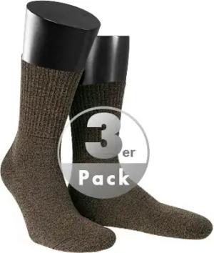 Falke Herren Socken braun Schur-Wolle