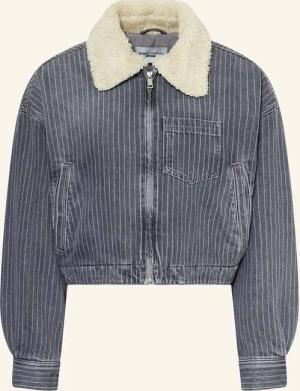 Marc O'Polo DENIM Cropped-Jeansjacke mit Kunstfell
