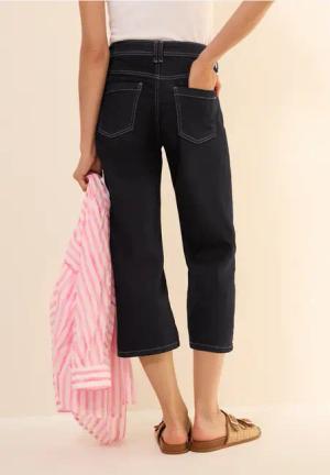 Cecil Damen Rinsed 3/4 Jeans in Blau, Gr: 38