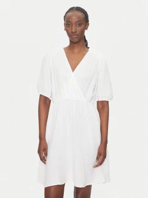 Pieces Sommerkleid Sastina 17156475 Weiß Regular Fit