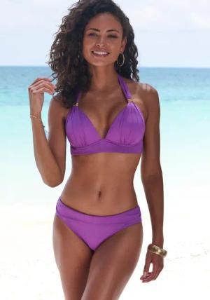 LASCANA Triangel-Bikini Damen lila Gr.42 Cup B