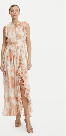French Connection Coctailkleid 71YOS Écru Regular Fit