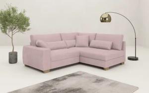Mr. Couch Ecksofa "Helena L-Form", Mit Federkern, wahlweise mit Bettfunktion und Taschenfederkern