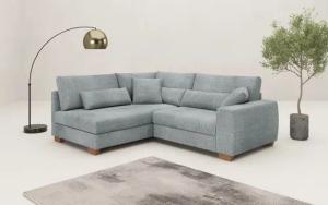 Mr. Couch Ecksofa "Helena L-Form", Mit Federkern, wahlweise mit Bettfunktion und Taschenfederkern