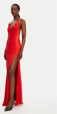 BARDOT Abendkleid YVE Halter 59315DB Rot Slim Fit