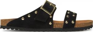 Pieces Pantoletten Pcseluna Fotbed 17156836 Schwarz