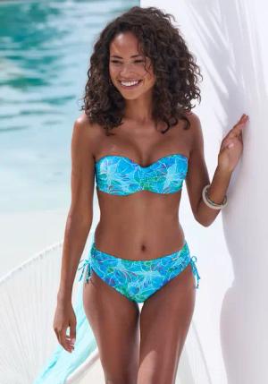 SUNSEEKER Bikini-Hose Damen türkis bedruckt Gr.46