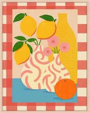 Liv Corday Wandbild FRUCHTIGE HARMONIE mit Rahmen