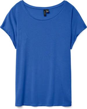 Vero Moda Rundhalsshirt "VMAVA PLAIN SS TOP GAJRS NOOS"