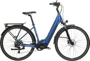 Kross E-Bike "E-Trekkingrad Trans Hybrid LS 3.0 28 Zoll blau", 8 Gang, Shimano, Acera T3000, Mittelmotor 250 W