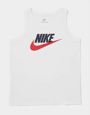 Nike Large Logo Tank Top Junior, White