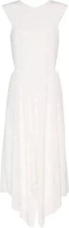 Joseph - Silky Vichy Danube Silk Dress - Größe 36 - weiß