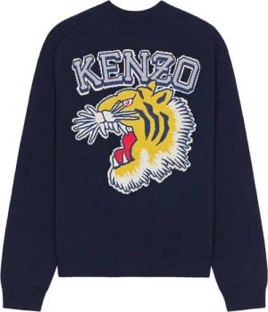 Kenzo - Seasonal Graphic Jumper - Größe XL - blue